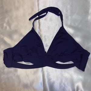 Navy blue bikini top